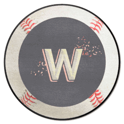 Washington Nationals Baseball Rug - 27in. Diameter