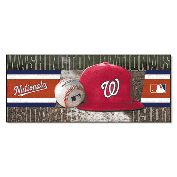 Washington Nationals Baseball Runner Rug - 30in. x 72in.