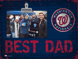 Washington Nationals Best Dad Clip Frame
