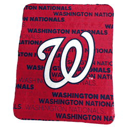 Washington Nationals Classic Fleece Throw