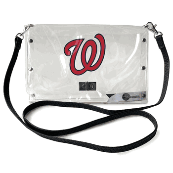 Washington Nationals Clear Envelope Purse STRAP