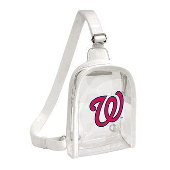 Washington Nationals Clear Mini Sling Stadium Bag