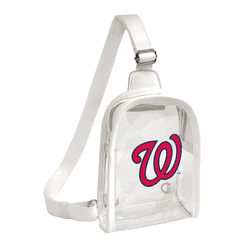 Washington Nationals Clear Mini Sling Stadium Bag