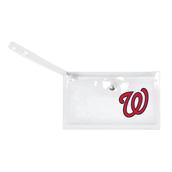 Washington Nationals Clear Ticket Wristlet