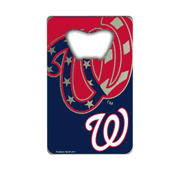 Washington Nationals Credit Card Style Bottle Opener - 2 x 3.25