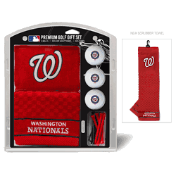 Washington Nationals Embroidered Towel Golf Gift Set