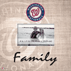 Washington Nationals Family Picture Frame