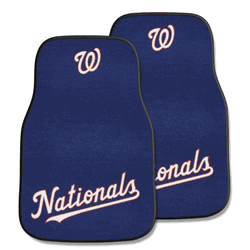 Washington Nationals Front Carpet Car Mat Set - 2 Pieces