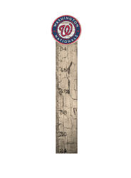 Washington Nationals Growth Chart Sign 6x36