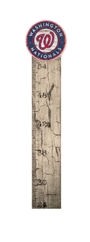 Washington Nationals Growth Chart Sign 6x36