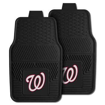 Washington Nationals Heavy Duty Car Mat Set - 2 Pieces