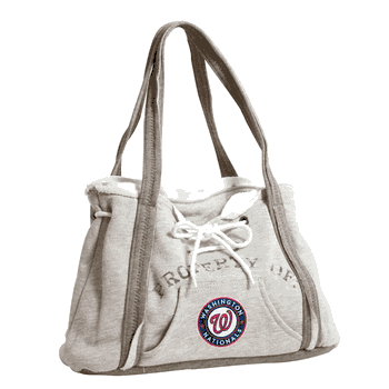 Washington Nationals Hoodie Purse Grey