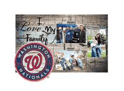 Washington Nationals I Love my Family Clip Frame