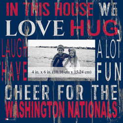 Washington Nationals In this House 10x10 Frame