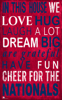 Washington Nationals In This House Sign