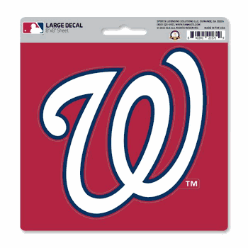Washington Nationals Large Decal Sticker