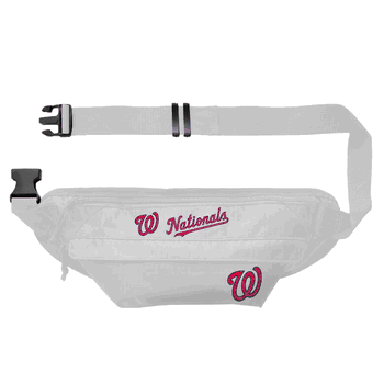 Washington Nationals Large Fanny Pack WHITE