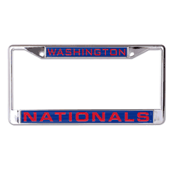 Washington Nationals License Plate Frame - Inlaid