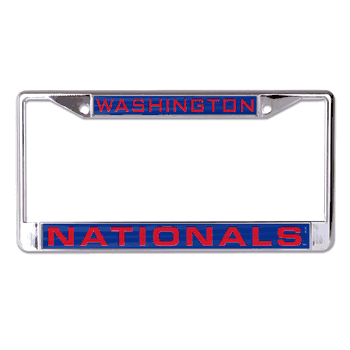 Washington Nationals License Plate Frame - Inlaid