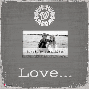 Washington Nationals Love Picture Frame