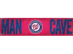Washington Nationals Man Cave 6x24 Sign