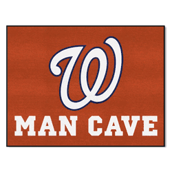 Washington Nationals Man Cave All-Star Rug - 34 in. x 42.5 in.