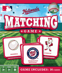 Washington Nationals MLB Matching Game