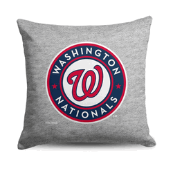 Washington Nationals MLB Primary Sweatshirt PIllow 16 Inches