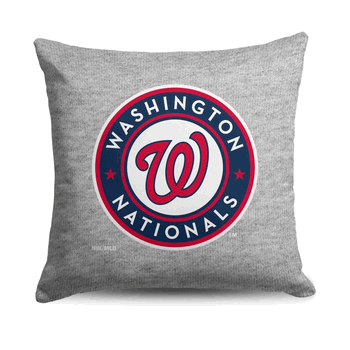 Washington Nationals MLB Primary Sweatshirt PIllow 16 Inches