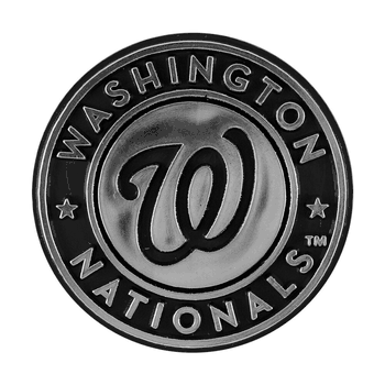 Washington Nationals Molded Chrome Plastic Emblem