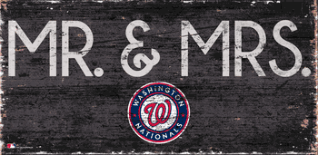 Washington Nationals Mr. & Mrs. Sign