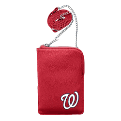 Washington Nationals Pebble Smart Purse Light Red