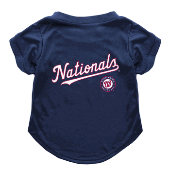 Washington Nationals Pet T-Shirt  - Extra Small