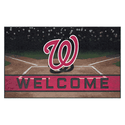 Washington Nationals Rubber Door Mat - 18in. x 30in.