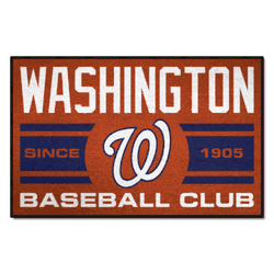 Washington Nationals Starter Mat Accent Rug - 19in. x 30in., Uniform Design