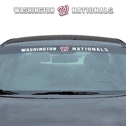 Washington Nationals Sun Stripe Windshield Decal 3.25 in. x 34 in.
