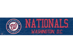 Washington Nationals Team Name 6x24 Sign