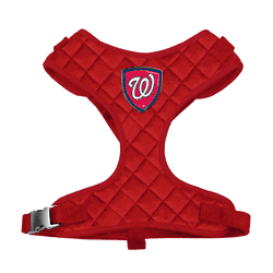 Washington Nationals Velvet Pet Harness  - Medium
