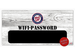 Washington Nationals Wifi Password 6x12 Sign