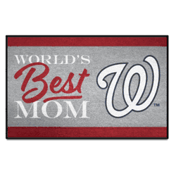 Washington Nationals World's Best Mom Starter Mat Accent Rug - 19in. x 30in.