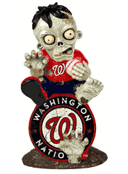 Washington Nationals Zombie Figurine - On Logo CO