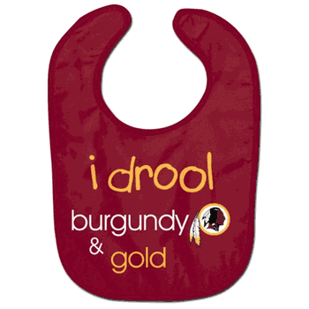 Washington Redskins Baby Bib All Pro Style I Drool Design