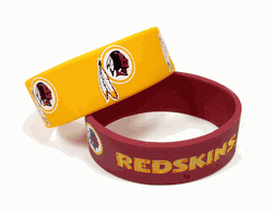Washington Redskins Bracelets 2 Pack Wide