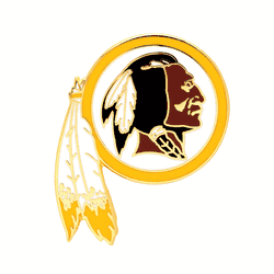 Washington Redskins Collector Pin Jewelry Card