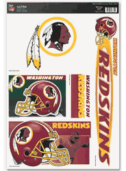 Washington Redskins Decal 11x17 Ultra