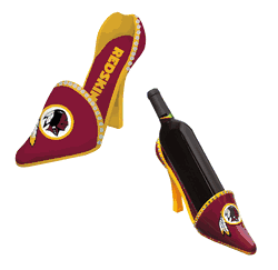 Washington Redskins Decorative Wine Bottle Holder - Shoe