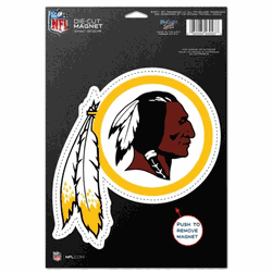 Washington Redskins Magnet - 6.5 in x 9 in - Die-Cut - Logo