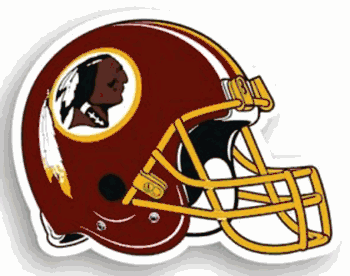 Washington Redskins Magnet Car Style 12 Inch Helmet Design CO