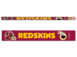 Washington Redskins Pencil 6 Pack