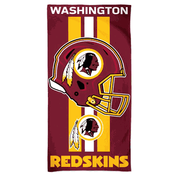Washington Redskins Towel 30x60 Beach Style